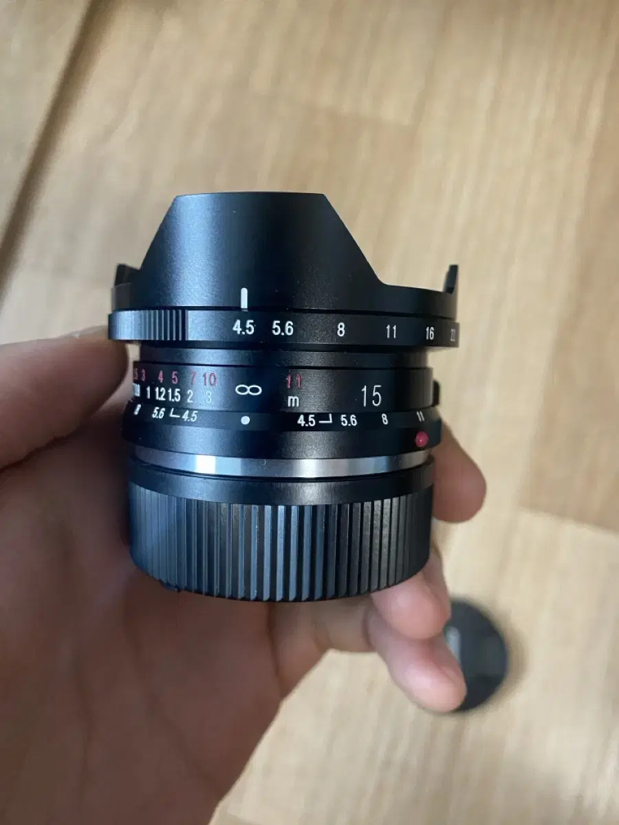 보이그랜더 슈퍼 와이드 헬리어 15mm F4.5 VM 라이카 마운트